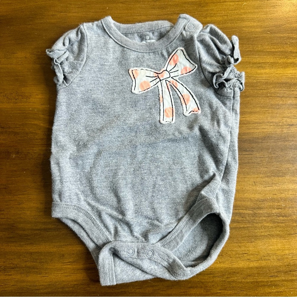 Circo Newborn Grey Onesie